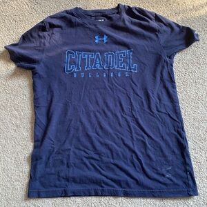 Under Armour Men's Navy Citadel Bulldogs Tee